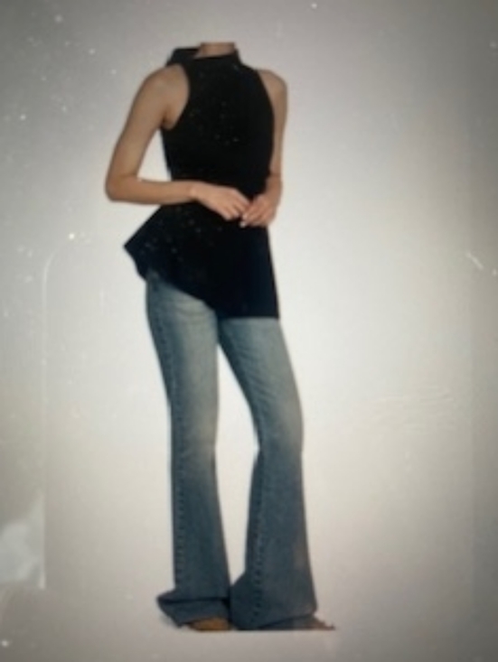 Alexander McQueen Tops - McQueen, 38,Elegant Black Sleeveless Top